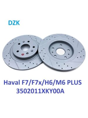 Haval F7/F7х (до 2024)/M6 PLUS. Задние перфорированные/слотированные томозные диски. 3502011XKY00A - Миниатюра 1